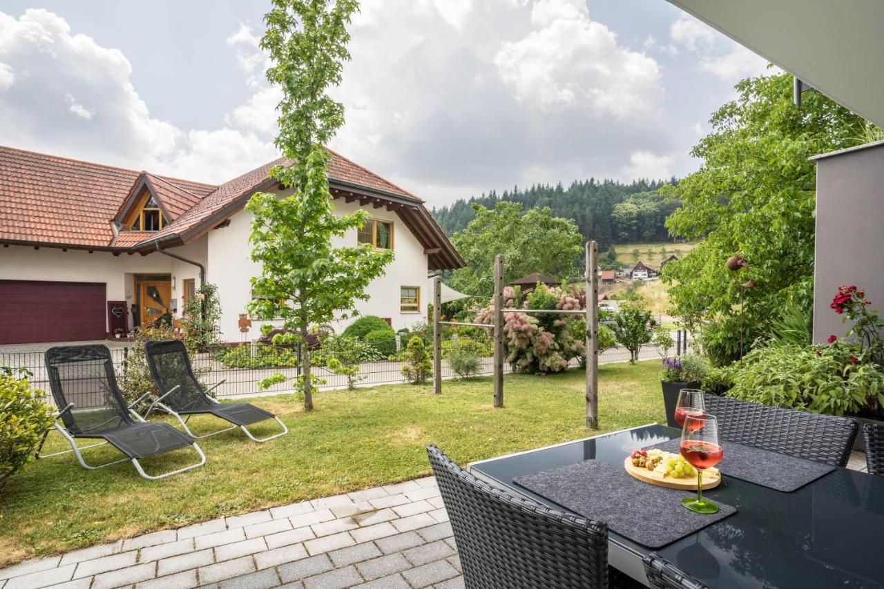 Ferienwohnung Hohfelsenblick Зеебах Экстерьер фото